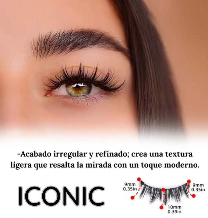 Pestañas Magnéticas 3D Reutilizables Premium – Lashaura Pro