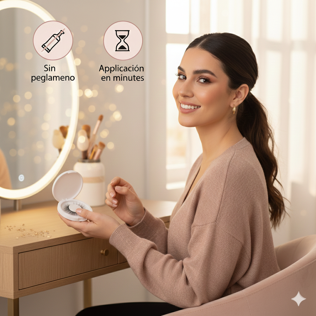 Pestañas Magnéticas 3D Reutilizables Premium – Lashaura Pro