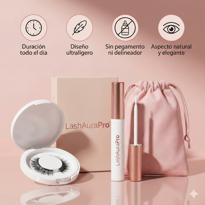 Pestañas Magnéticas 3D Reutilizables Premium – Lashaura Pro