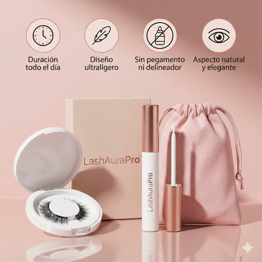 Pestañas Magnéticas 3D Reutilizables Premium – Lashaura Pro